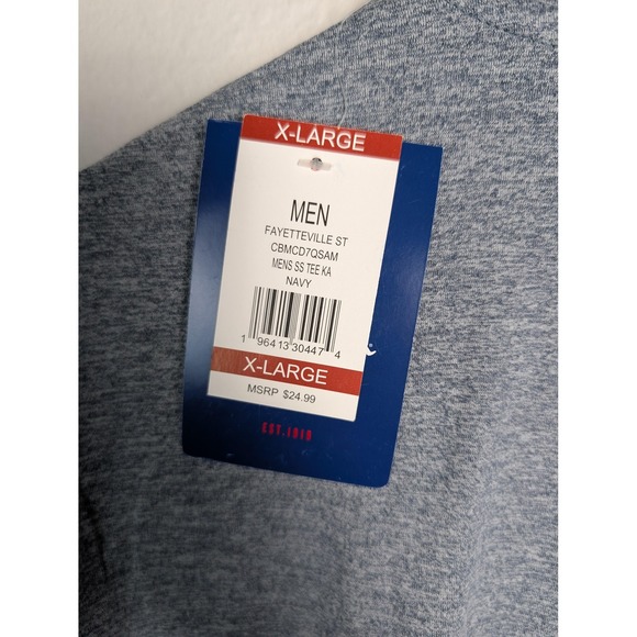 Fayetteville State FSU Broncos Shirt Mens XL Blue Champion Short Sleeve Tee 341 - Picture 7 of 10